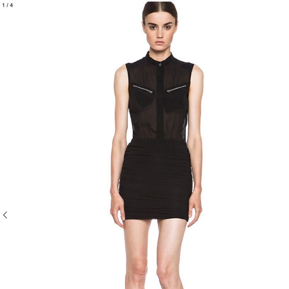 Nwt Iro Silk Blendmini Dress